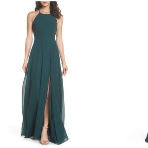 Kayla A-Line Halter Gown by Jenny Yoo
